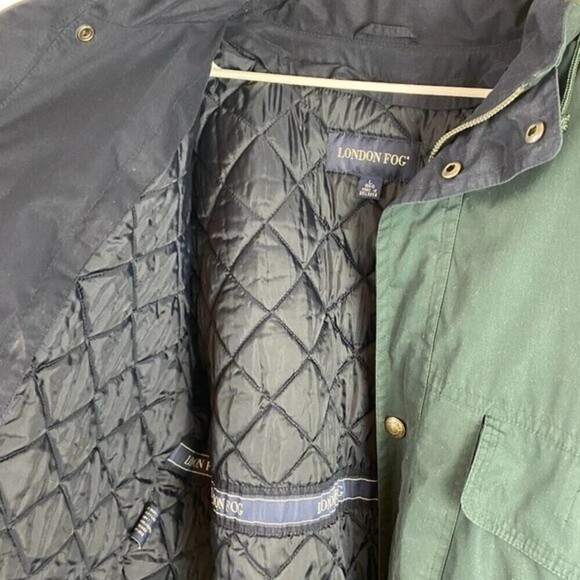 London Fog Men's Zip Up Jacket Size L - Picture 10 of 14